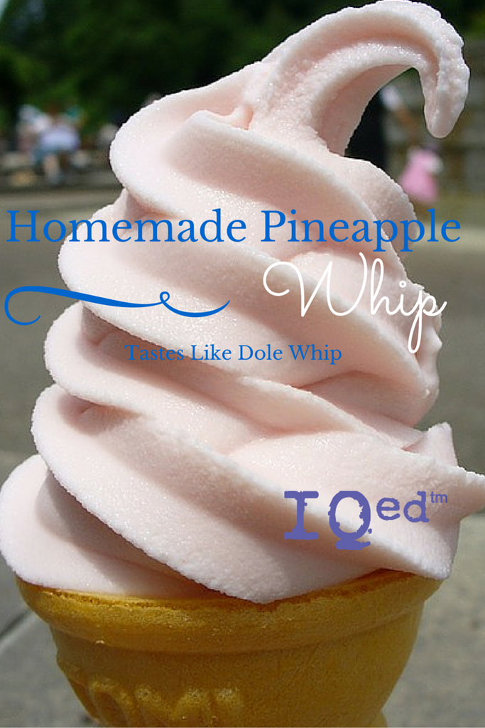 Homemade IQed Pineapple Whip