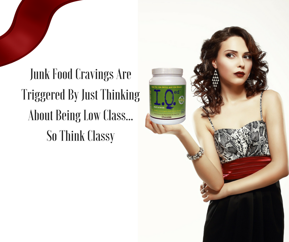 Study: Junk Food Cravings Are Triggered By Just Thinking About Being Low Class -So Think Classy