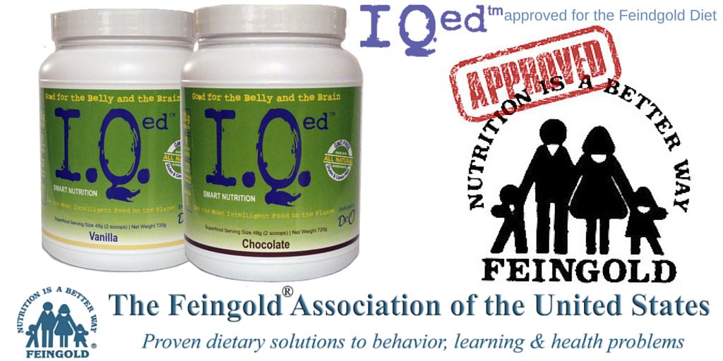 IQed Approved For The Feingold Diet