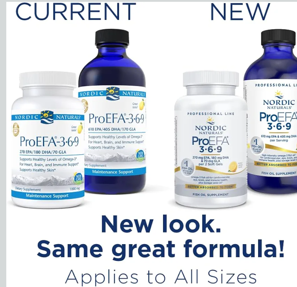 1 Nordic Naturals ProEFA 3.6.9 (180) And 1 ProEPA (120)