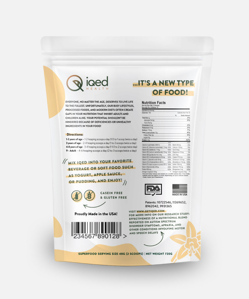 IQed Smart Nutrition Pre Order (Vanilla)