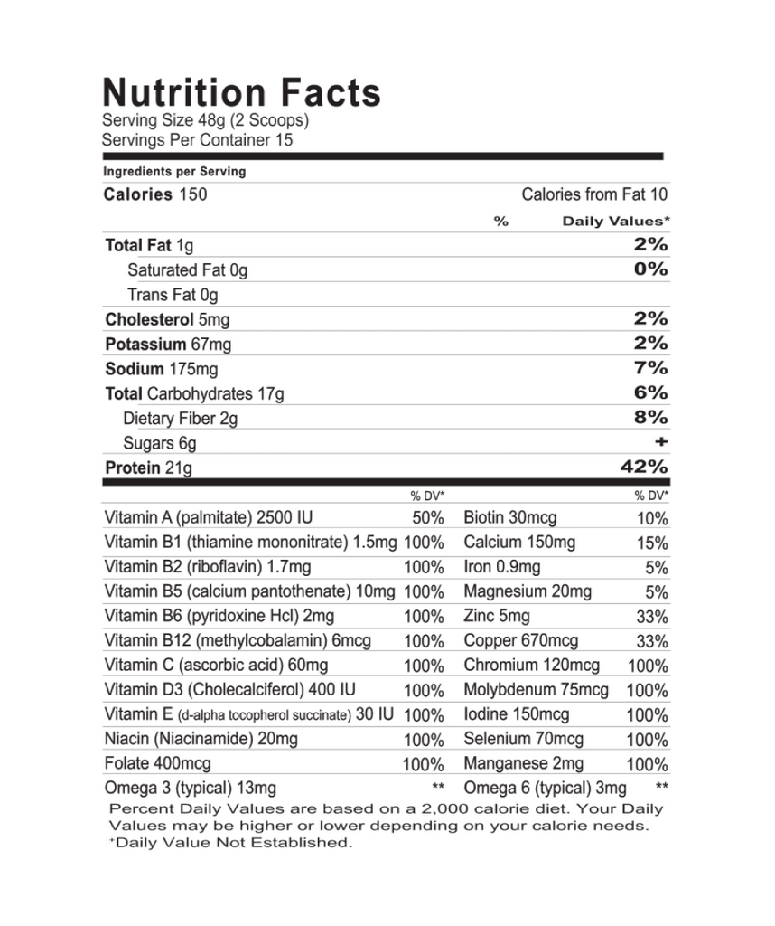 IQed Smart Nutrition Pre Order (Vanilla)